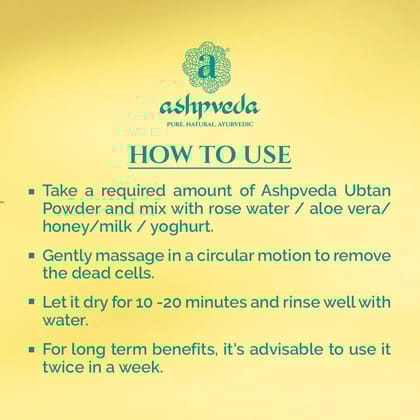 ashpveda Body Ubtan Powder for Smooth & Healthy Skin ashpveda Body Ubtan Powder for Smooth & Healthy Skin