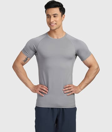 Fuaark Dark Green Polyester Slim Fit Men's Sports T-Shirt ( Pack of 1 )