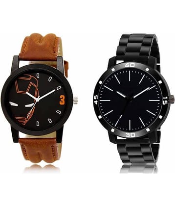 Lorem - Analog Watch Watches Combo For Men and Boys ( Pack of 2 )