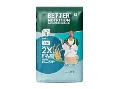 Better Nutrition Biofortified Rice 2kg | Rich in Iron Zinc & Protein | High Fiber for Digestive Ease | No Additives | 100% Natural | Aids in Diabetes & Cardiovascular Disease Prevention