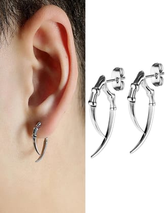 Mufasa Earrings-Silver / Pair