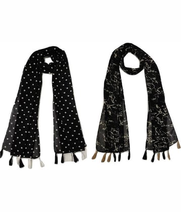 stolevilla Multi Printed Poly Cotton Yarn Stoles