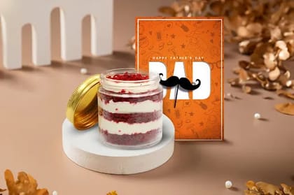 Father's Day Special Red Velvet Jar