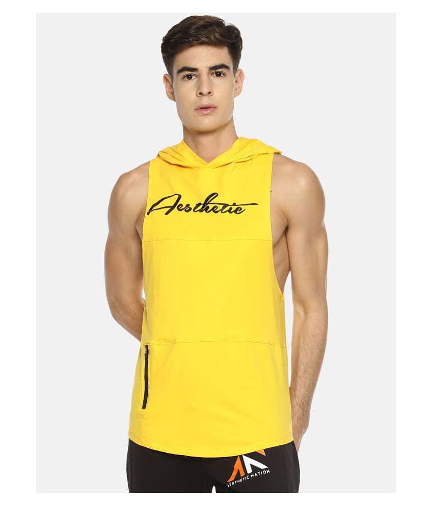 Aesthetic Nation Yellow Sweatshirt - None