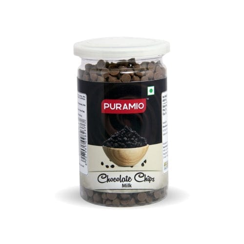 Puramio Chocolate Chips - Milk, 200 gm