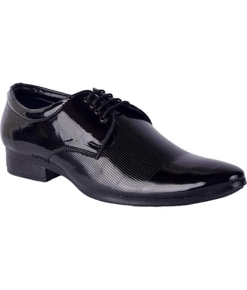 Aadi - Black Men's Derby Formal Shoes