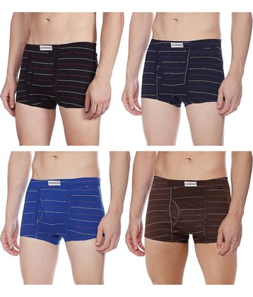 Rupa macroman Multicolor Cotton Men's Trunks ( Pack of 4 )