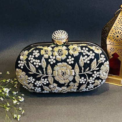 vs moti taar clutch-black
