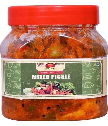 Sun Grow Mothermade All in ONE Mixed Veg. Pickle (Real Taste of Pickle) Pickle Jar ||Mouth-Watering Pickle 400 g