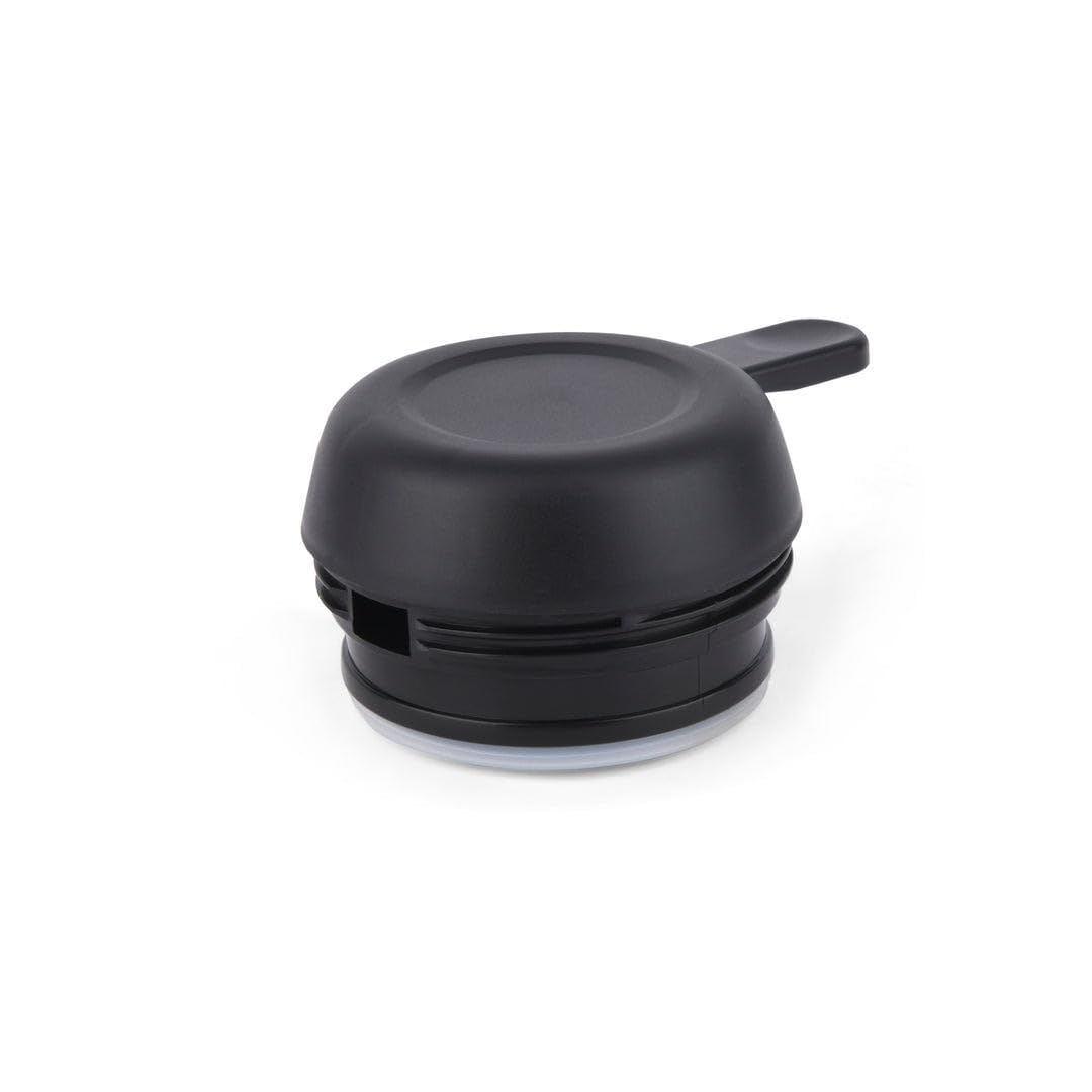 Lid Cover Compatiable with Milton Astral 2000 Thermosteel Flask Replacement Lid, Black, Leak-Proof Cap for 1900ml Bottle