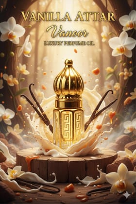 Vanilla Attar | Alcohol-Free Long Lasting Sweet & Warm Attar for Men & Women