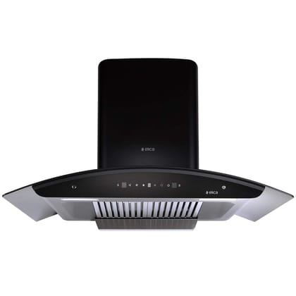 Elica 90 cm 1500 m3/hr Baffle Filter Autoclean Kitchen Chimney with 15 Years Motor & 5 Years Comprehensive Warranty (WD TBF HAC 90 MS NERO, Touch + Motion Sensor Control, Black) Elica 90 cm 1500 m3/hr Baffle Filter Autoclean Kitchen Chimney with 15 Years