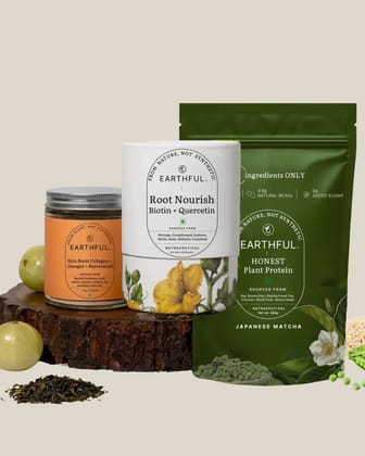 Earthful Hair Growth & Inner Skin Glow Essentials Pack