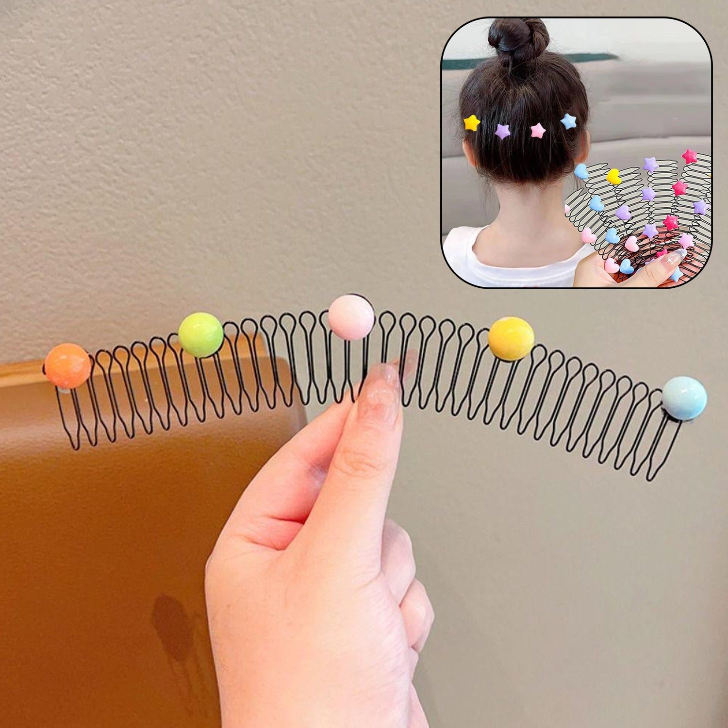 Cartoon Clip for Kids Girls Curly Hair Tidying Comb Hair Accessory for Women (1 Pc), Hair accessories