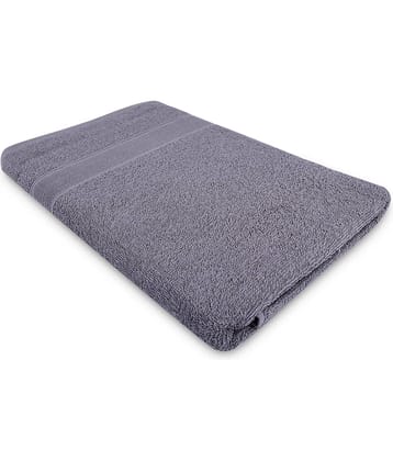 Dollar Cotton Striped 500 -GSM Bath Towel ( Pack of 1 ) - Dark Grey