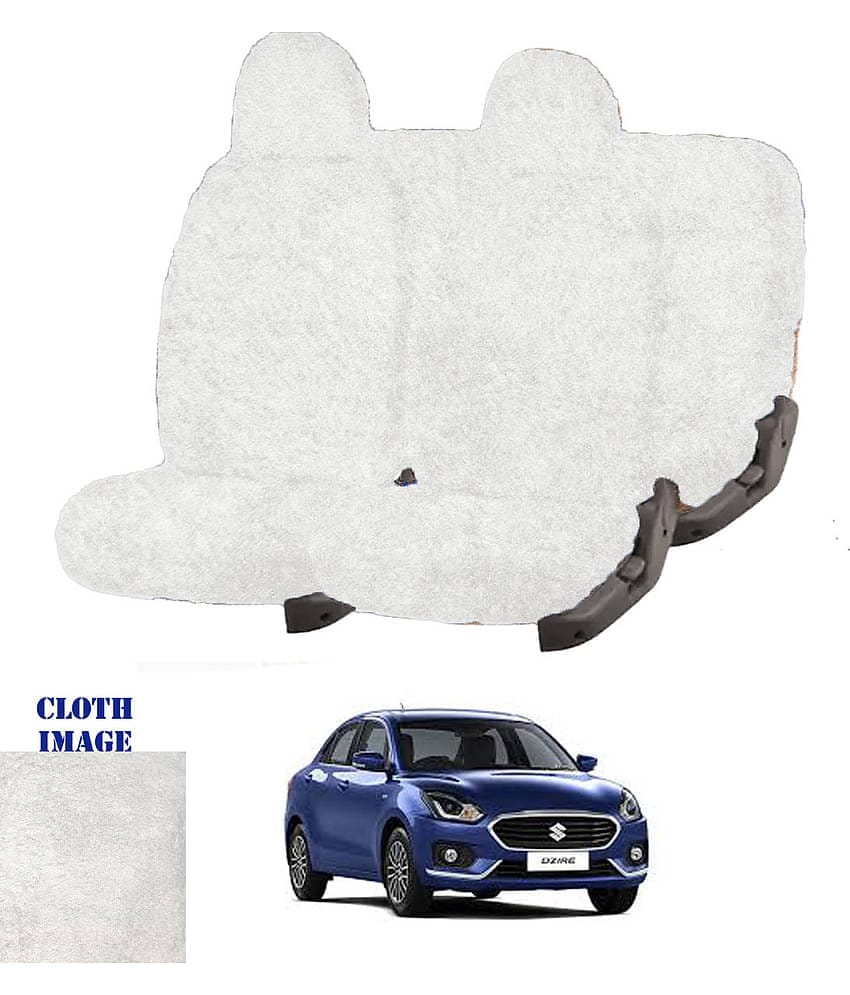Maruti Swift Dzire White 5 Seater Car Seat Cover