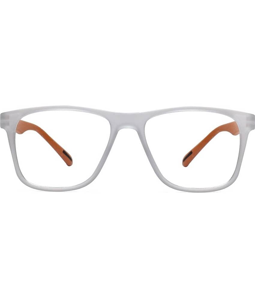 Peter Jones - Orange Square Eyeglass Frame ( Pack of 1 )