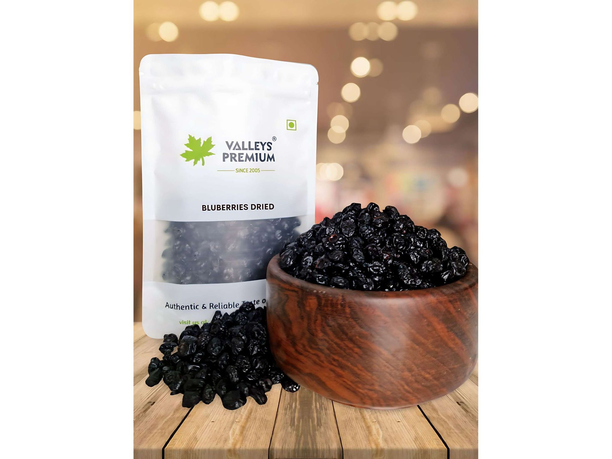 Valleys Premium Dried Blueberries American - 400 Gram