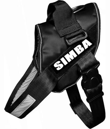 Petshop7 Black Harness ( Large )