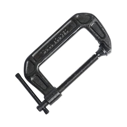 Eastman C-Clamps 8/200 Inch, Heavy Duty, Carbon Steel Drop Forged,Black Oxide Finish Adjustable clamps C type Clamping wood working Metal Steel Clamping (E-2036)