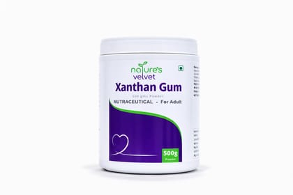 Natures Velvet Xanthan Gum Powder Instant Thickening Agent & Food Additive for Cooking, Baking & Gluten-Free Recipes – 500 g