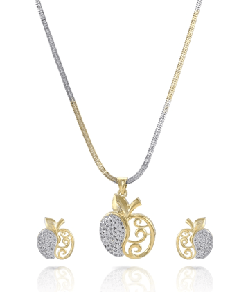 Harsha Creation Gold Pendant set ( Pack of 1 )