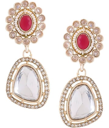 VIRAASI - Golden Danglers Earrings ( Pack of 1 )