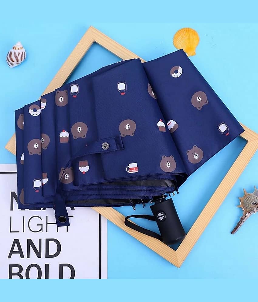 Infispace Navy 3 Fold Umbrella