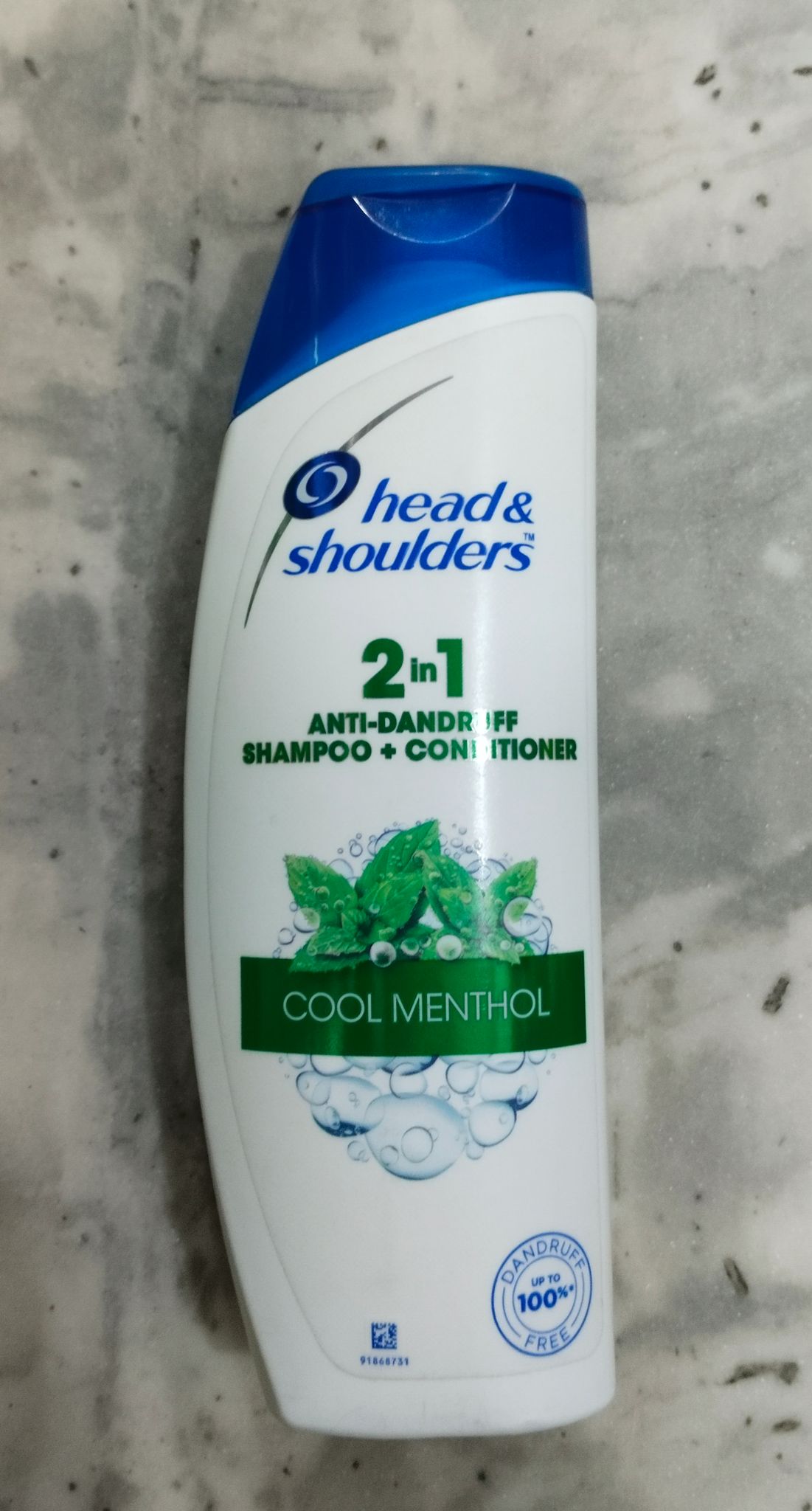 Head and shoulder 2 in 1 anti-Dandruff shampoo+condition cool menthol 340 ml