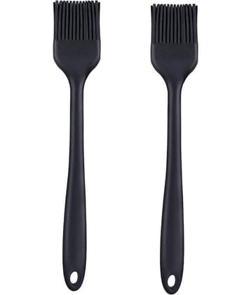 Baskety Black Silicone Basting Brush Spatula ( Pack of 2 )