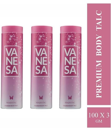 Vanesa Majestic Talc 100 gm Pack of 3