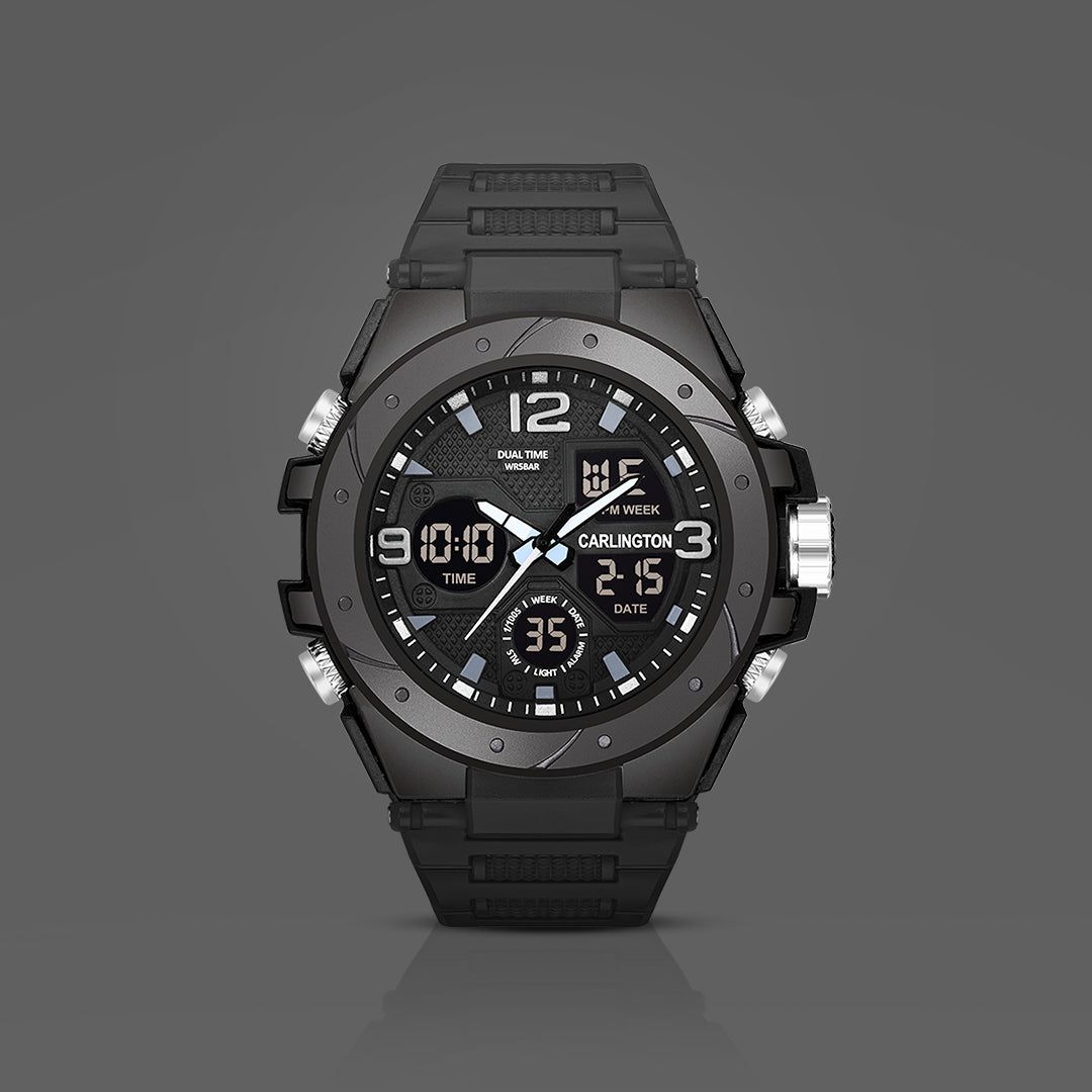 Carlington Edurance Series Digital Analog Watch - 9105