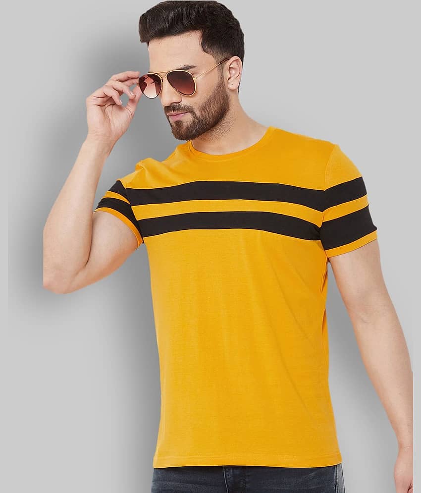 AUSK Pack of 1 Cotton Regular Fit Men's T-Shirt ( Multicolor )