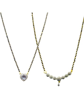 Charms Golden Mangalsutra Set ( Pack of 2 )