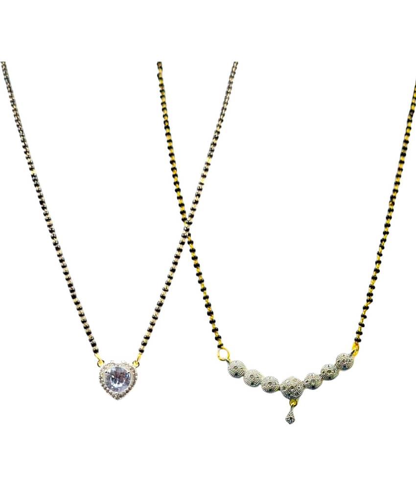 Charms Golden Mangalsutra Set ( Pack of 2 )