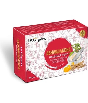 LA ORGNO Ashwgandha Handmade Natural Bath Soap Bathing Bar 100 g