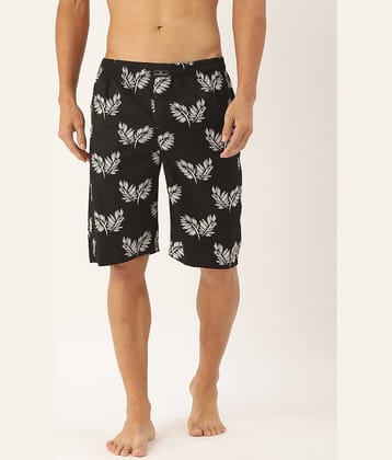 The Indian Garage Co. Pack of 1 Cotton Boxers For Men's ( Black )