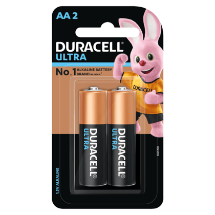 Duracell Ultra Alkaline size AA Batteries-Pack of 2