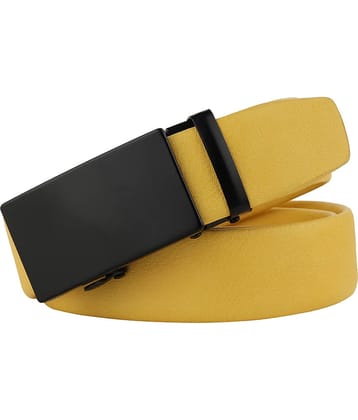 Loopa Yellow PU Formal Belt Pack of 1