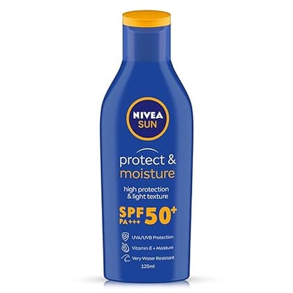 Nivea Sun Lotion, Spf 50 For Men Women, 125ml