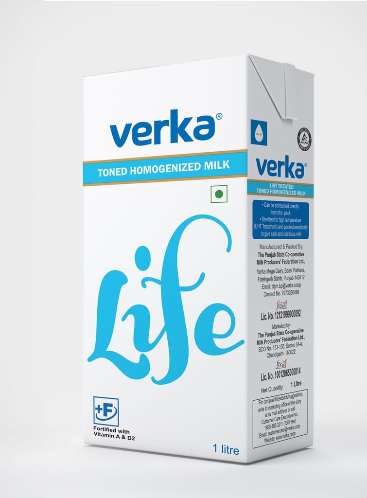 UHT Toned Milk - (1 LTR)