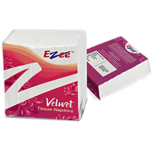 Ezee Paper Napkins - Velwet Tissue (12 x 12), 50 pcs