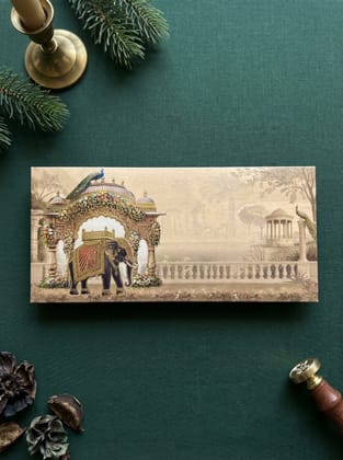 The Royal Garden Envelope – Premium Designer Money Envelope for Wedding & Luxury Gifting