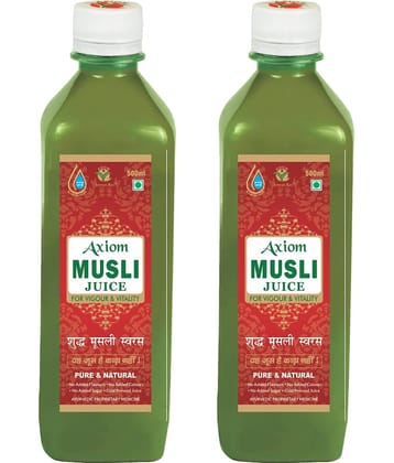 Jeevanras Musli Juice (500 ml)_Pack of 02 | Improves Power and Vitality | Useful in General Weakness | Health Tonic | Natural Herbal Product with WHO GLP , GMP, ISO Certification |