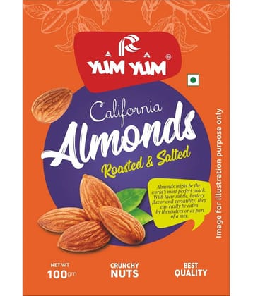 YUM YUM Premium California Almond Badam Giri 100g