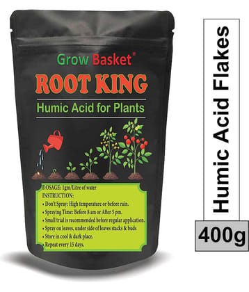 Organic Humic Flakes 98% | Fertilizer & Soil Enhancer for All Plants | For Home Garden, Balcony Pots, Lawns, Indoor & Outdoor Plants | Stimulates Growth, Strengthens Roots & Enhances Soil Structure