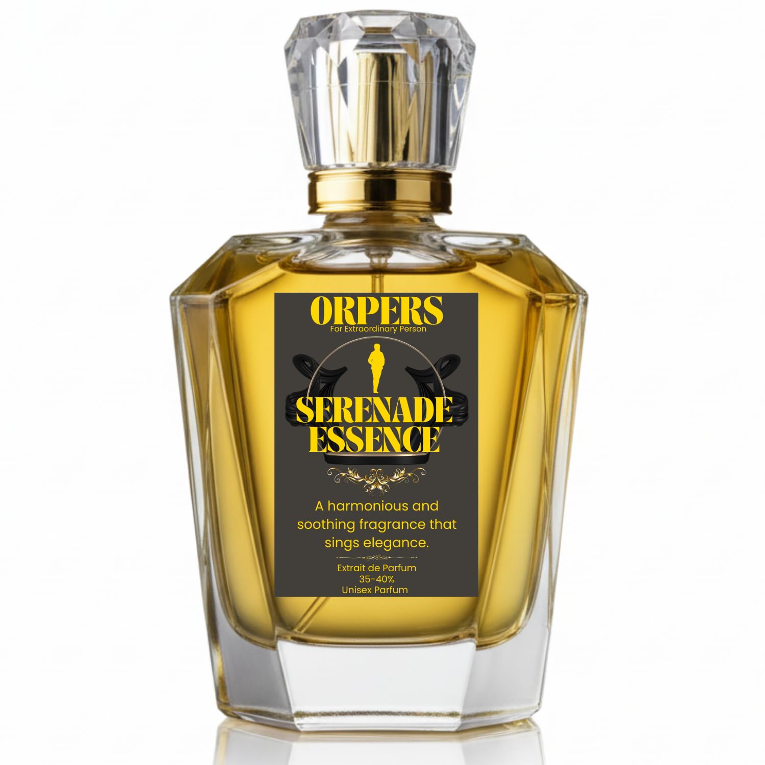 ORPERS Serenade Essence Extrait de Parfum Unisex | 100ml Rose Amber Fragrance Spray | 40% Oil Concentration