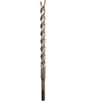 S4 Steel (16 x 210mm) Cross Tip Plus Hammer Drill Bit (Silver)