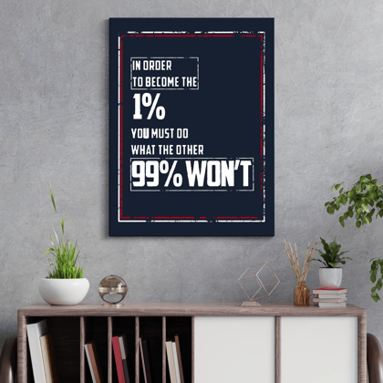 1% Selfmotivational Inspired Quotes Wood Print Wall Art-9 X 12 Inches / Pinewood Thickness: 6mm