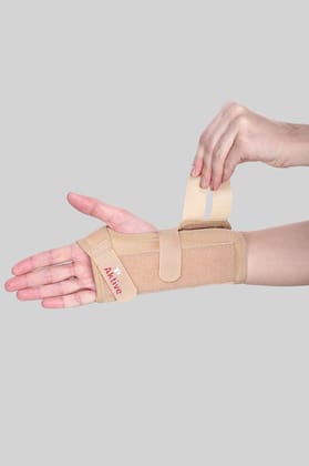 Aktive Support 534 Wrist Splint - Free Size (Beige)